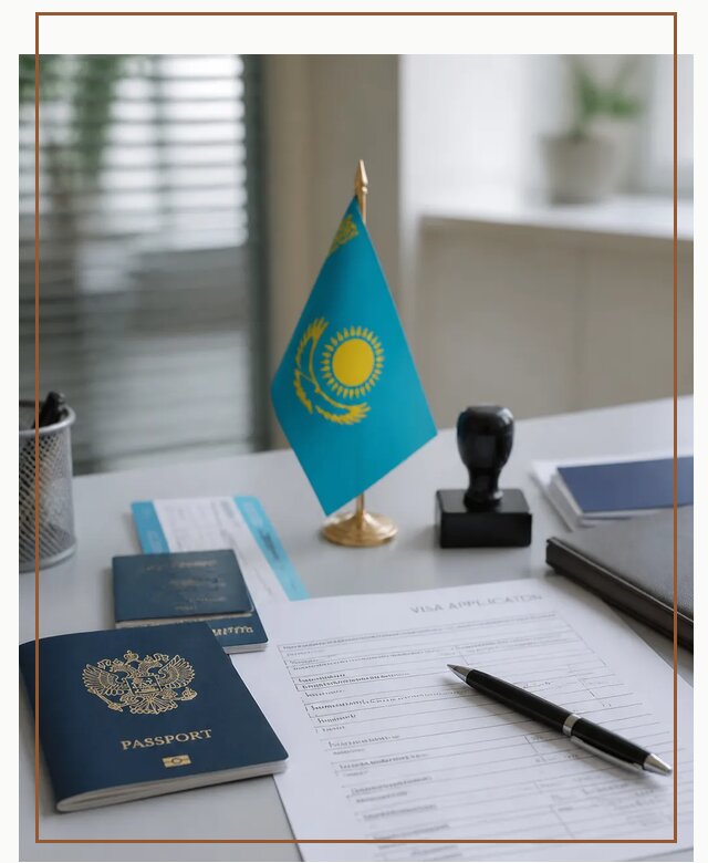 Оформление визы в Казахстан для поездки и работы в Бийске