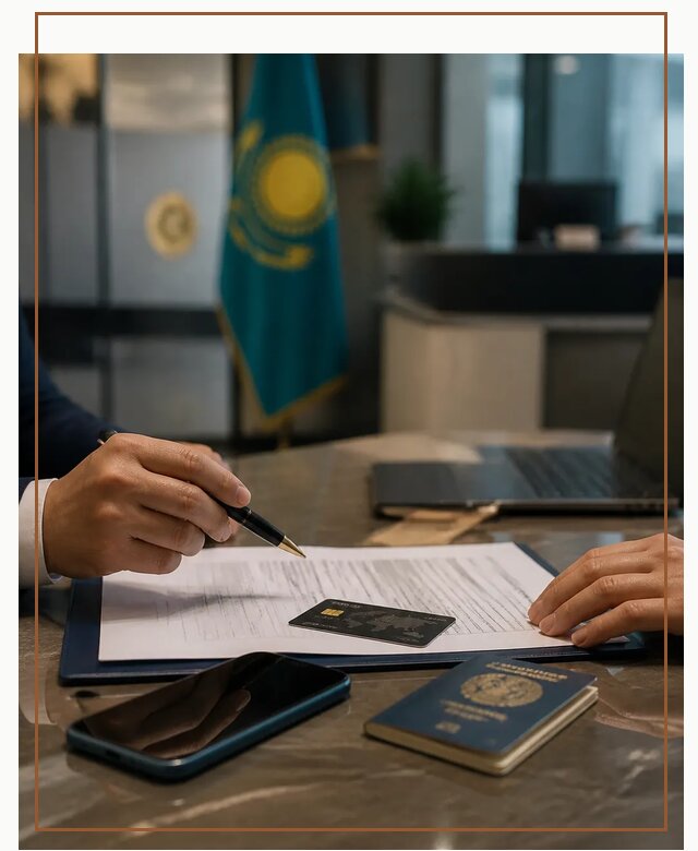Открытие счета и банковской карты в Казахстане в Бийске